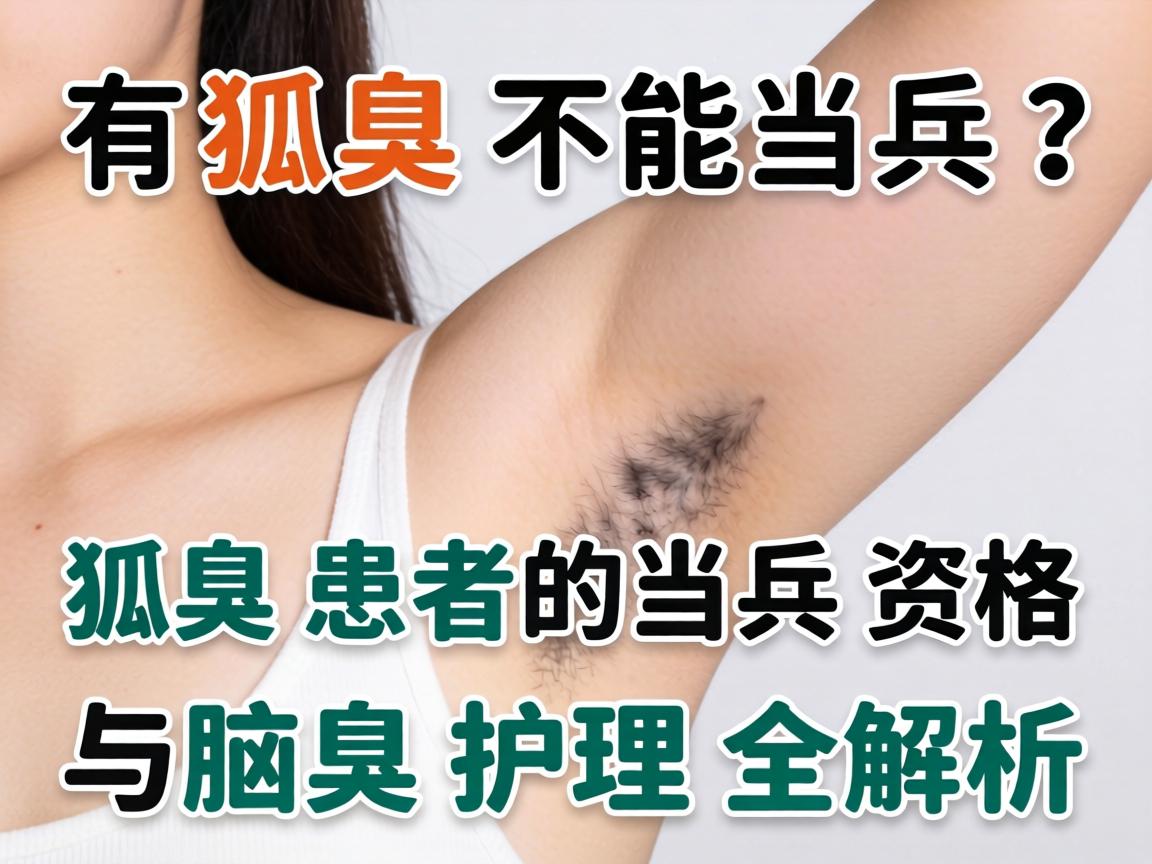有狐臭不能当兵？狐臭患者的当兵资格与腋臭护理全解析