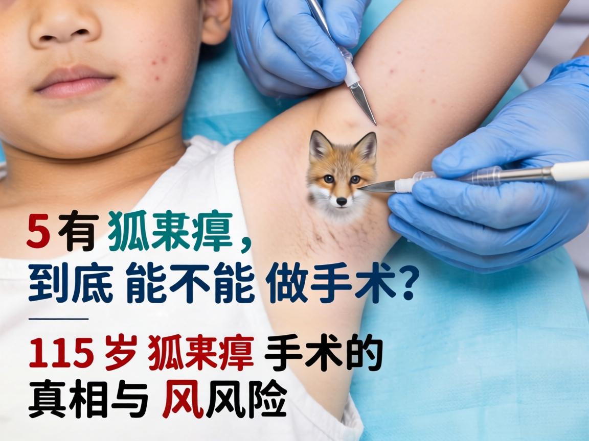 15岁有狐臭，到底能不能做手术？15岁狐臭手术的真相与风险