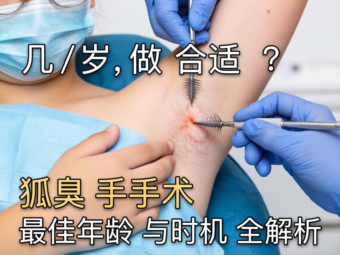 狐臭手术几岁做合适？狐臭手术最佳年龄与时机全解析