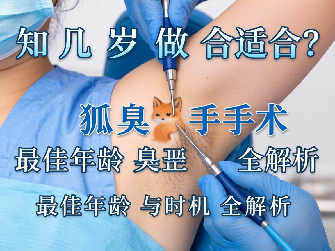 狐臭手术几岁做合适？狐臭手术最佳年龄与时机全解析
