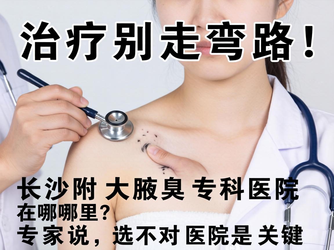 腋臭治疗别走弯路！长沙附大腋臭专科医院在哪里？专家说，选对医院是关键