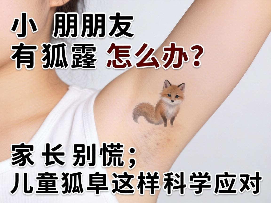小朋友有狐臭怎么办？家长别慌，儿童狐臭这样科学应对