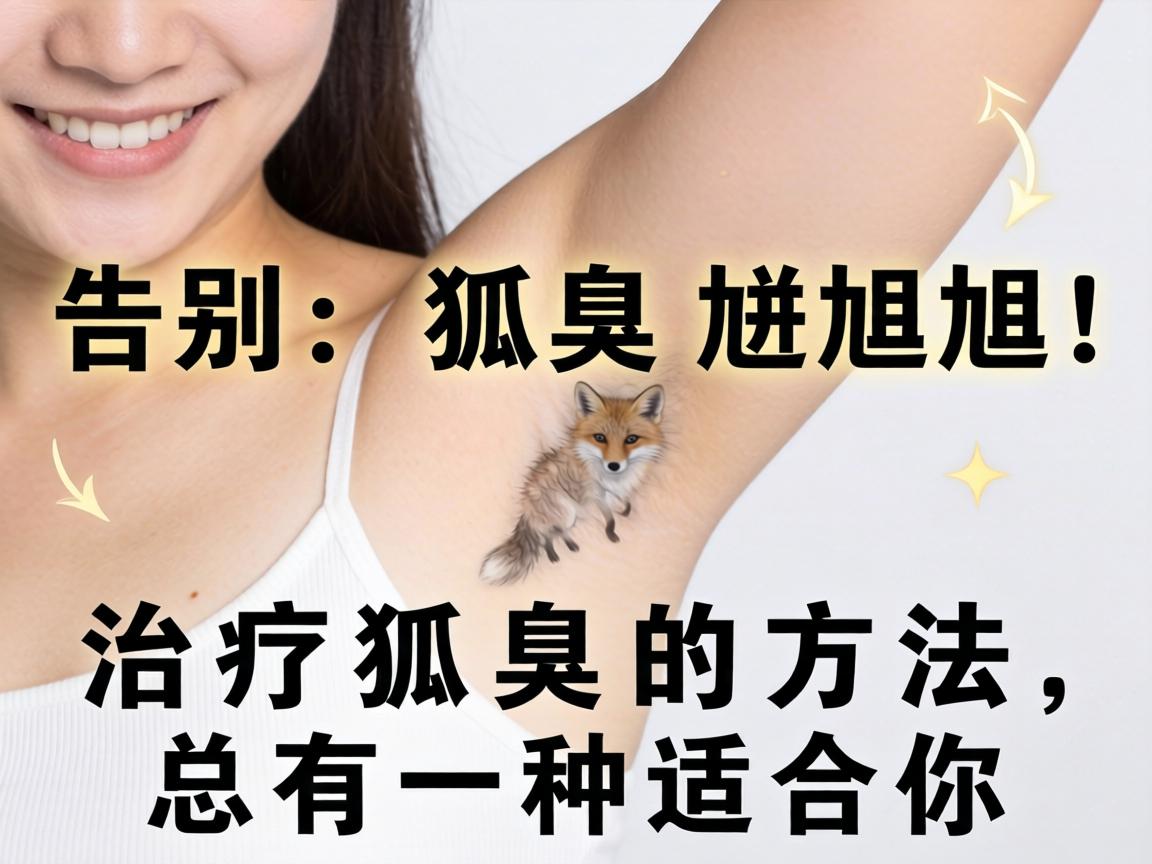 告别狐臭尴尬！这几种治疗狐臭的方法，总有一种适合你