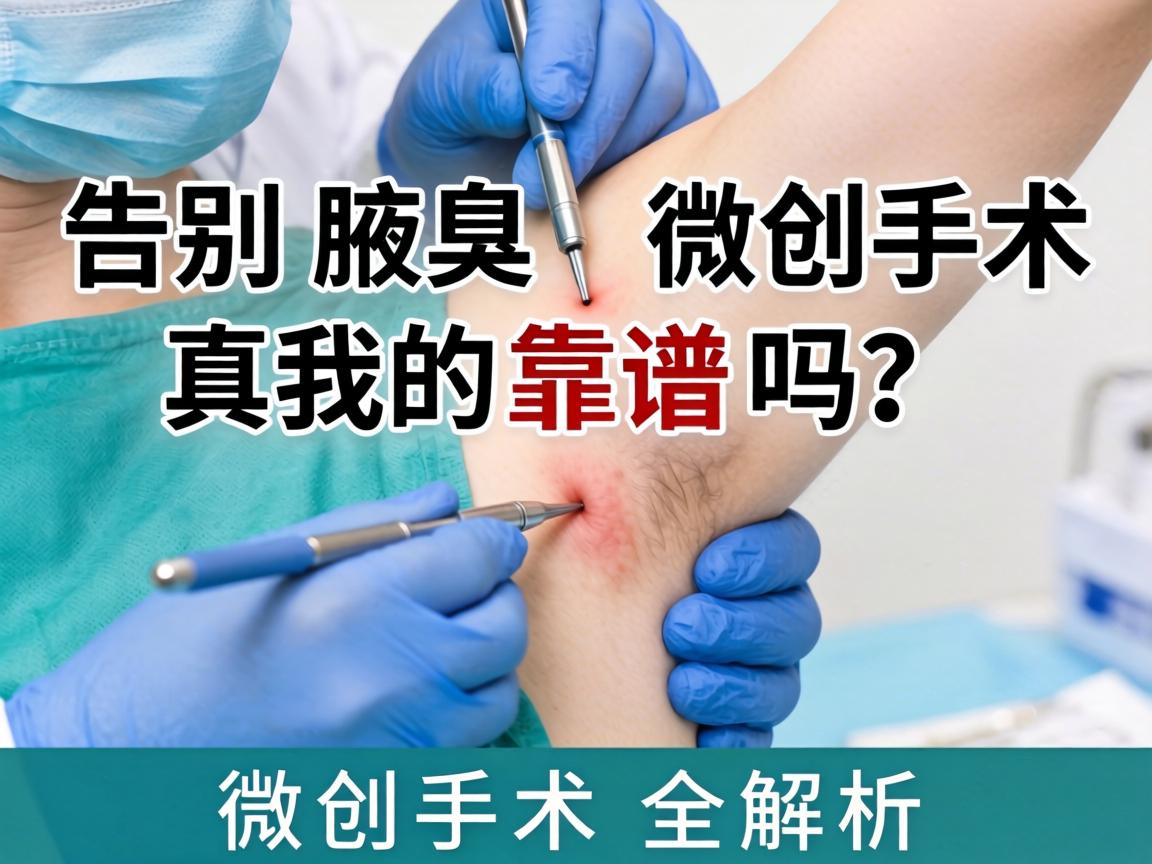 腋臭手术微创手术，告别腋臭，微创手术真的靠谱吗？微创手术全解析