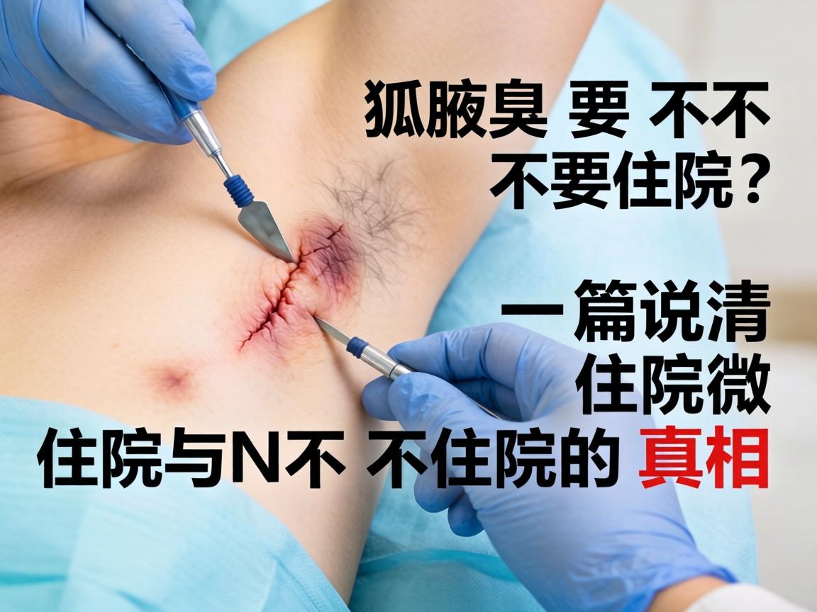 腋下狐臭微创手术要不要住院？一篇说清住院与不住院的真相