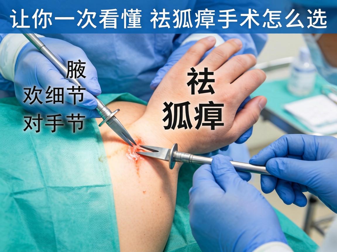 腋臭手术祛狐臭，这些手术对比细节让你一次看懂祛狐臭手术怎么选