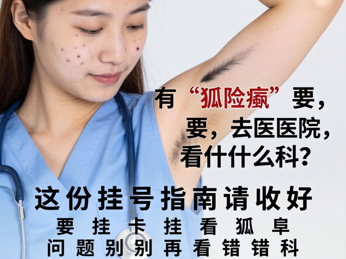 女人有狐臭要去医院看什么科？这份挂号指南请收好，狐臭问题别再看错科