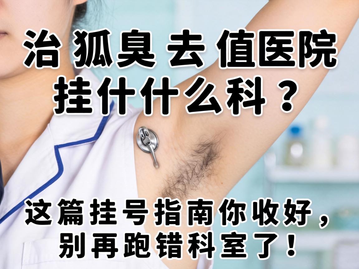 治狐臭去医院挂什么科？这篇挂号指南你收好，别再跑错科室了！
