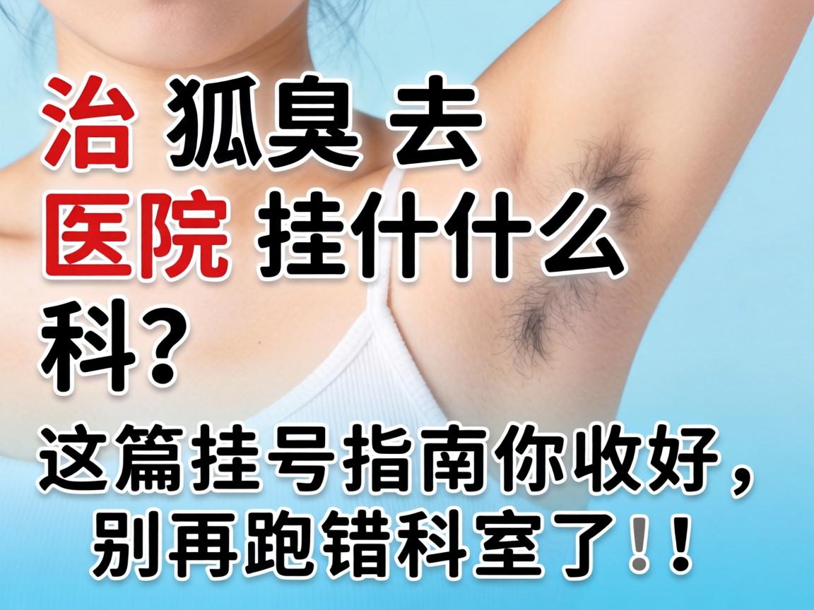 治狐臭去医院挂什么科？这篇挂号指南你收好，别再跑错科室了！