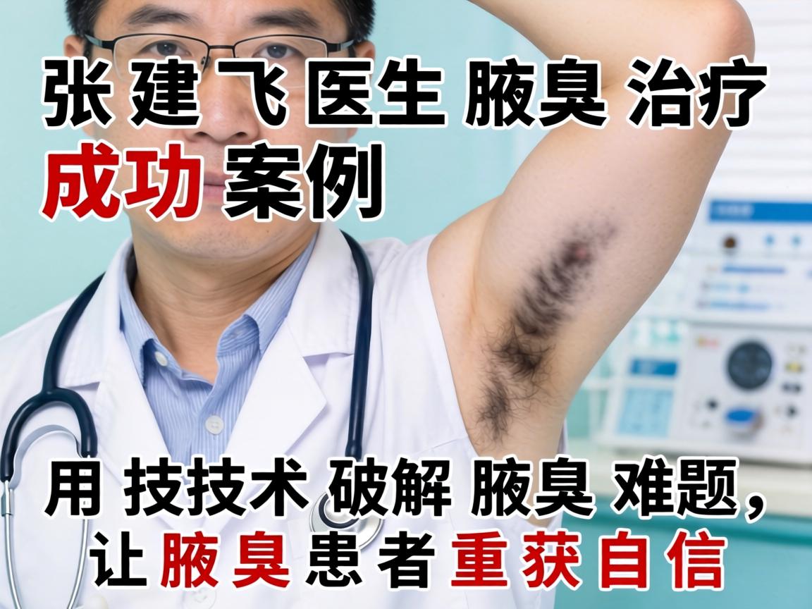 张建飞医生腋臭治疗成功案例，他用技术破解腋臭难题，让腋臭患者重获自信