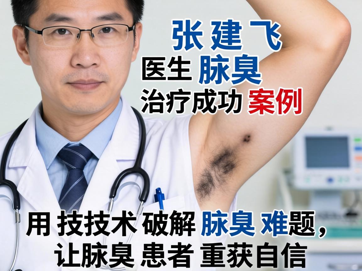 张建飞医生腋臭治疗成功案例，他用技术破解腋臭难题，让腋臭患者重获自信