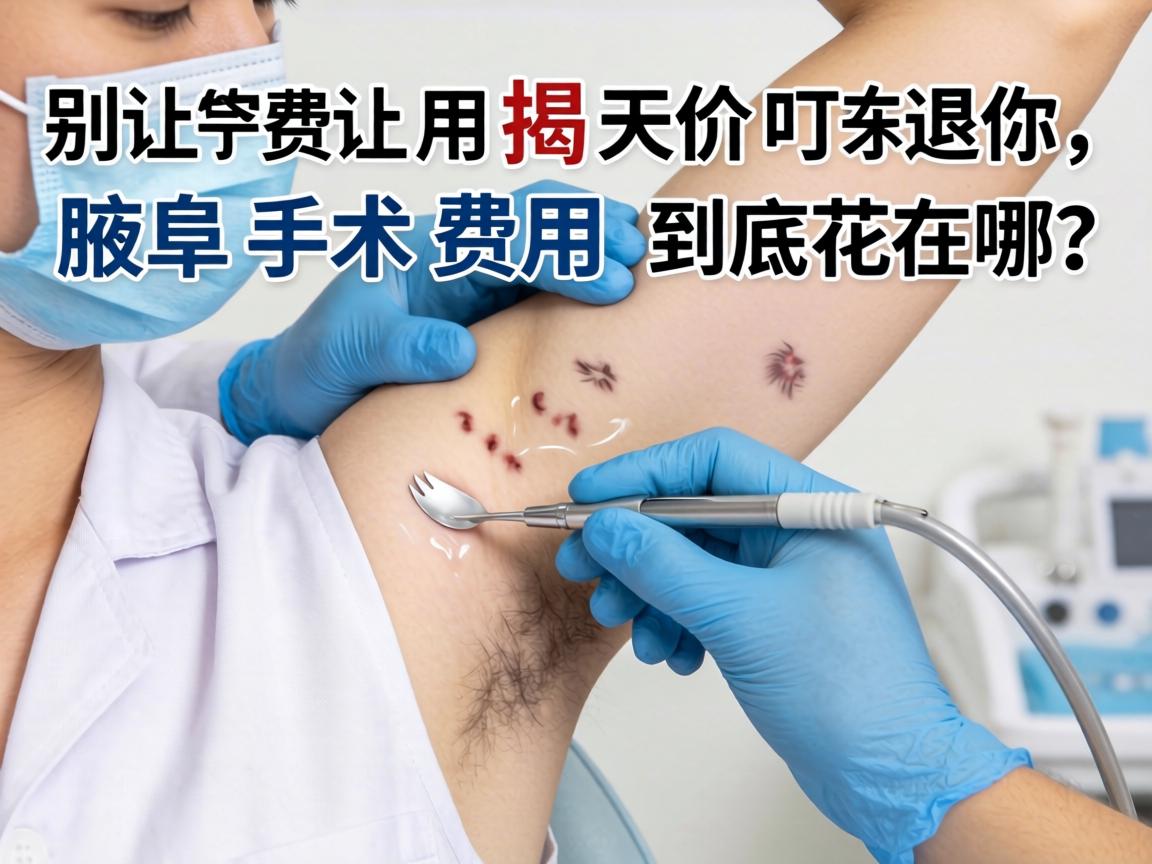 腋臭手术费用揭秘，别让天价吓退你，腋臭手术费用到底花在哪？