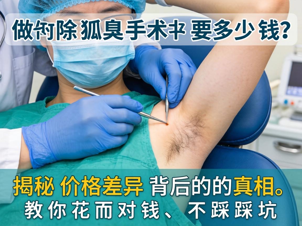 正规医院做除狐臭手术要多少钱？揭秘价格差异背后的真相，教你花对钱、不踩坑