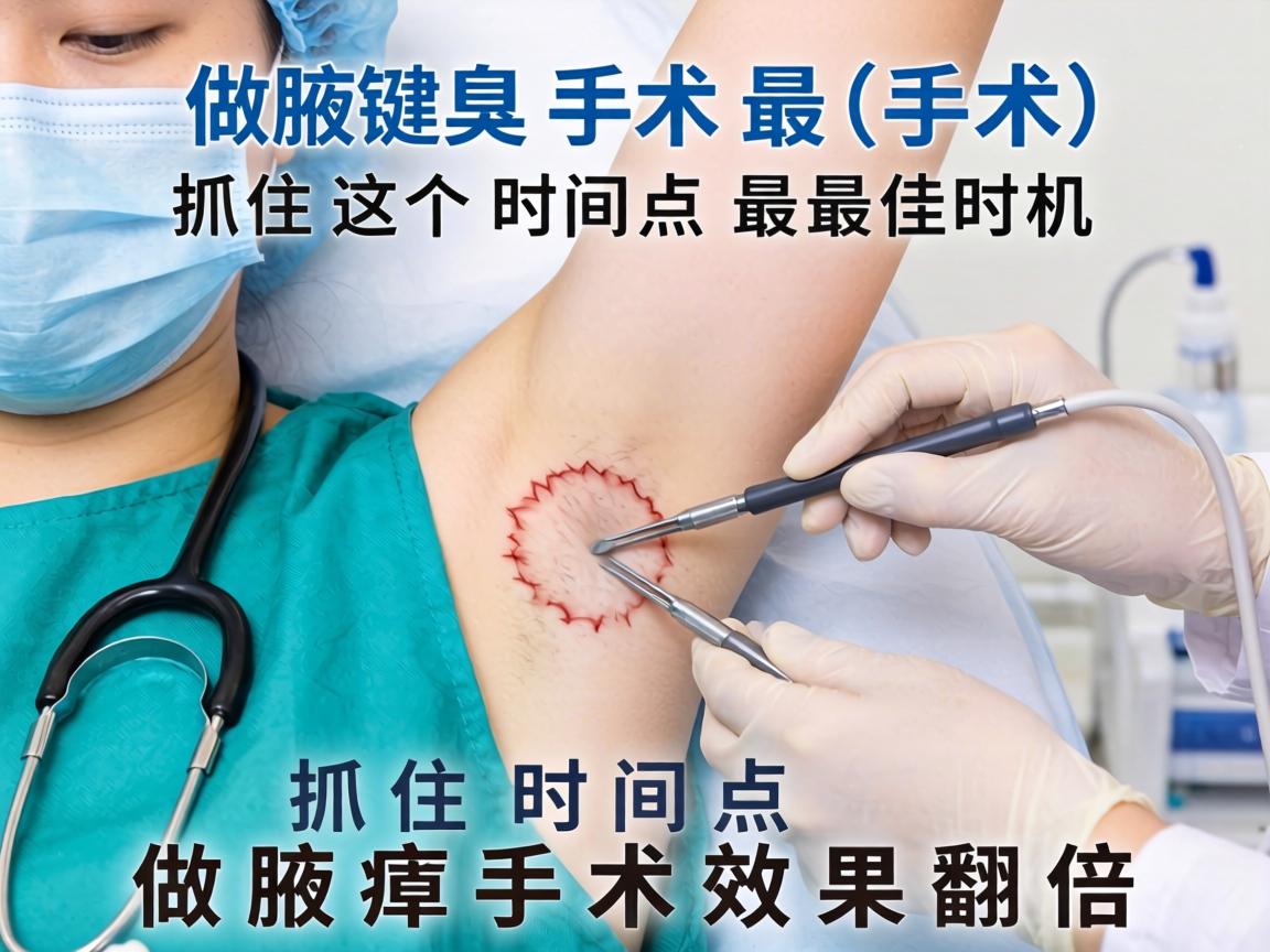 做腋臭手术最佳时机，抓住这个时间点做腋臭手术效果翻倍