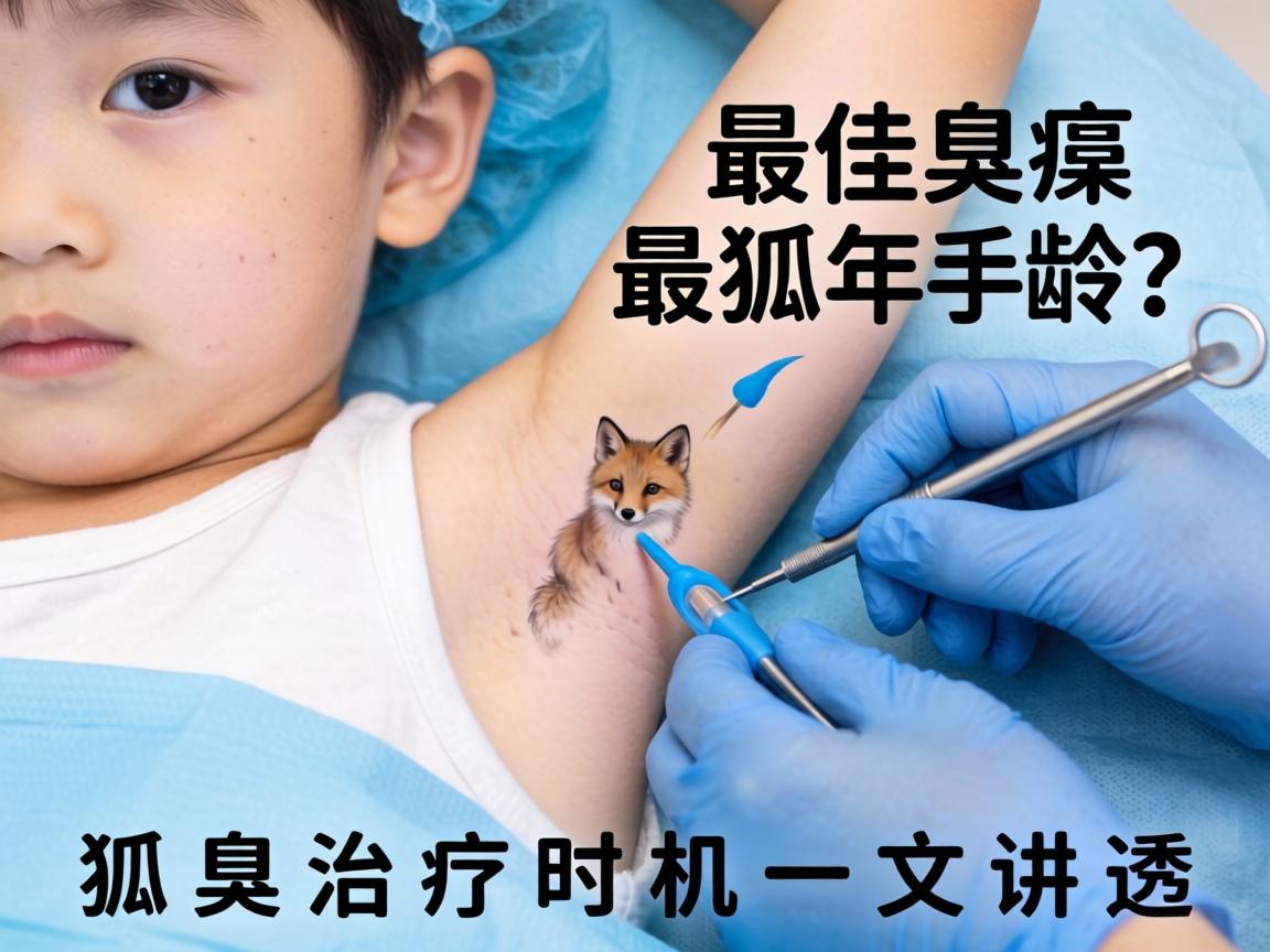 小孩狐臭手术最佳年龄？狐臭治疗时机一文讲透