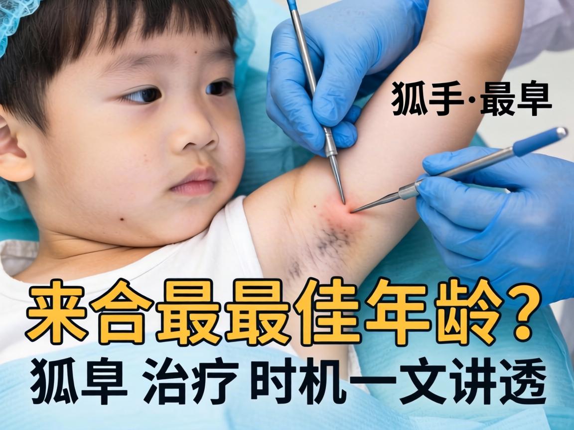 小孩狐臭手术最佳年龄？狐臭治疗时机一文讲透