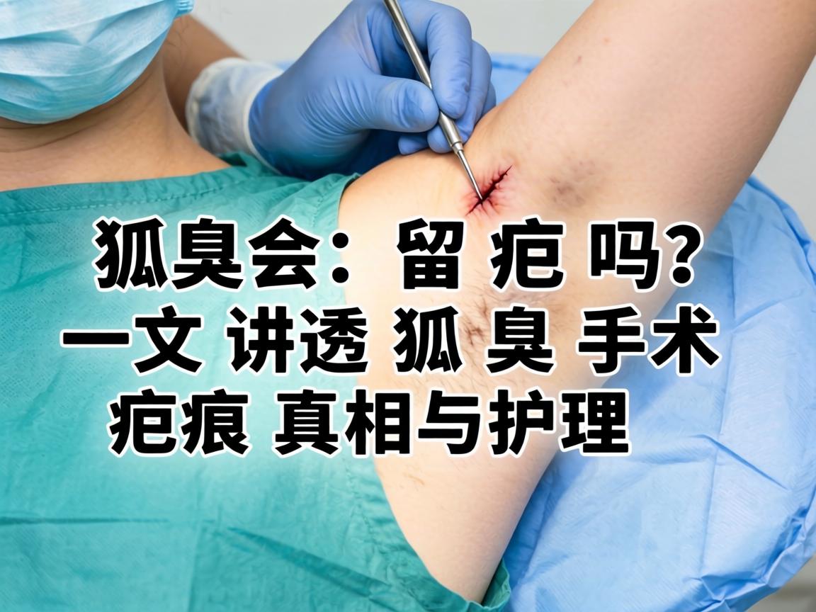 狐臭手术会留疤吗？一文讲透狐臭手术疤痕真相与护理