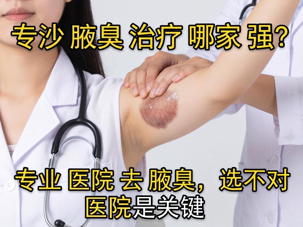 长沙腋臭治疗哪家强？专业医院去腋臭，选对医院是关键