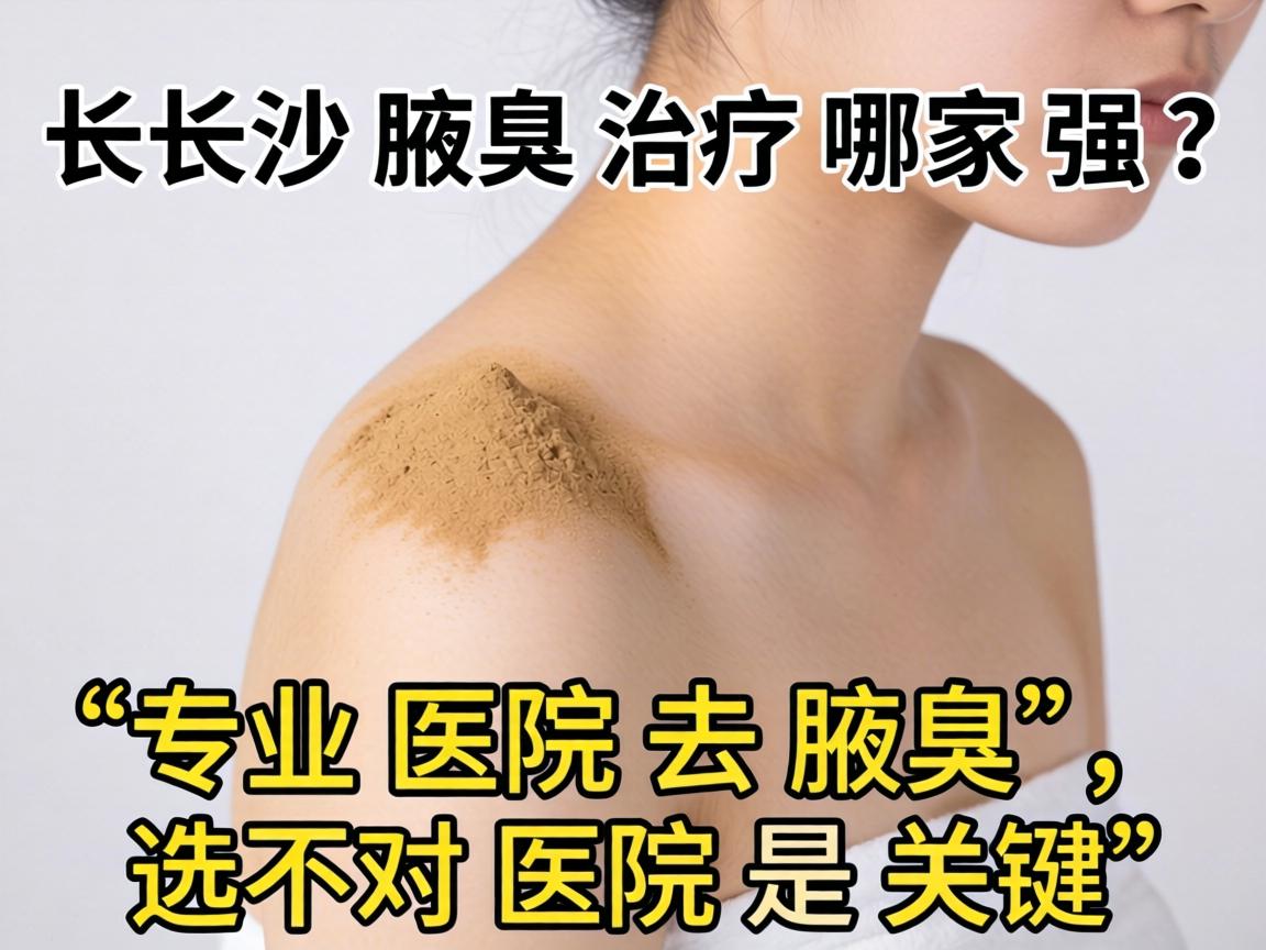 长沙腋臭治疗哪家强？专业医院去腋臭，选对医院是关键