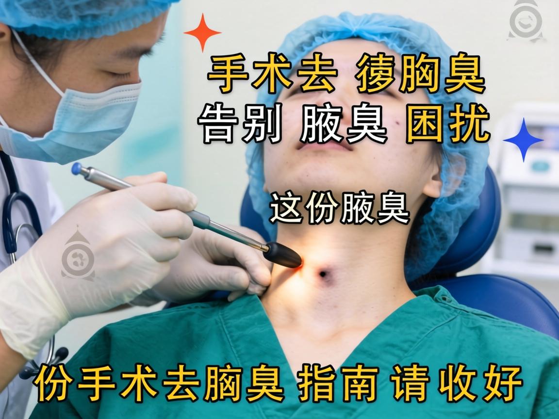 手术去腋臭，告别腋臭困扰，这份手术去腋臭指南请收好