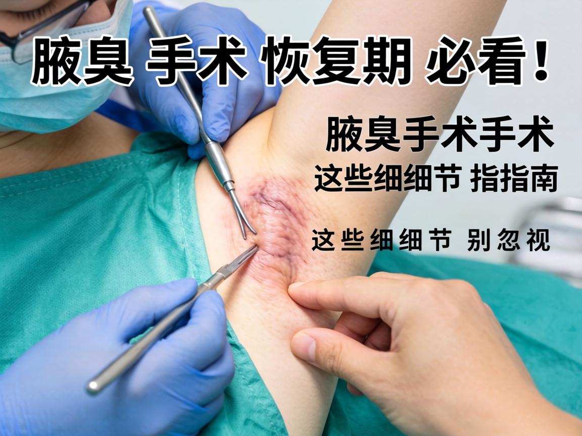 腋臭手术术后护理指南,腋臭手术恢复期必看!腋臭手术这些细节别忽视 腋臭手术术后护理指南,腋臭手术恢复期必看!腋臭手术这些细节别忽视
