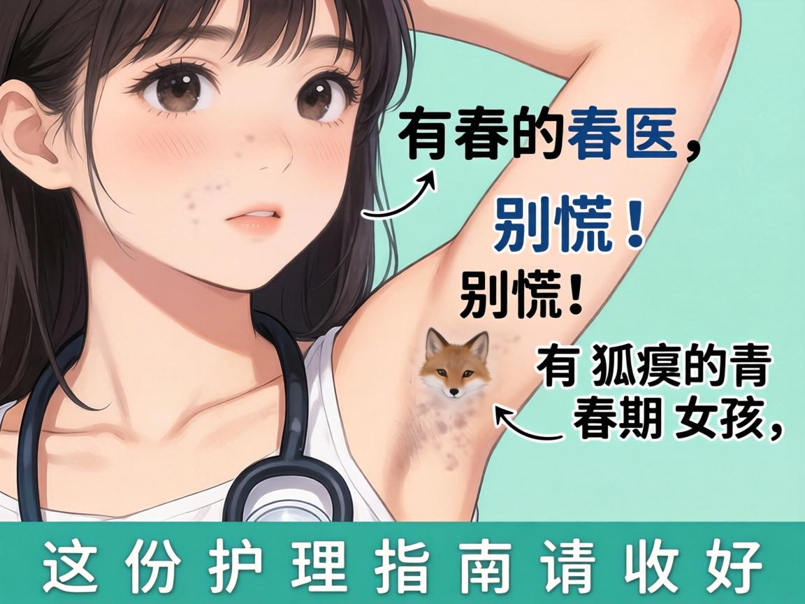 青春期女孩有狐臭，别慌！有狐臭的青春期女孩，这份护理指南请收好
