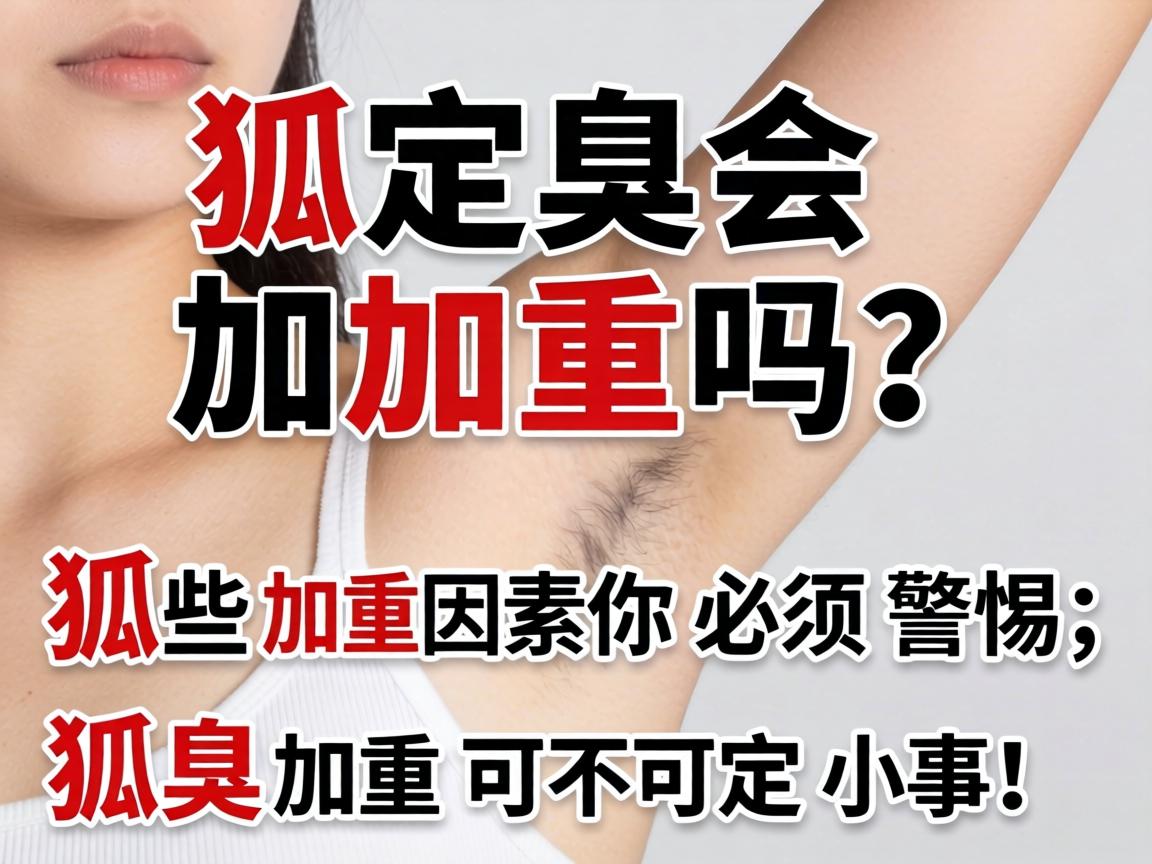 狐臭会加重吗？这些加重因素你必须警惕，狐臭加重可不是小事！