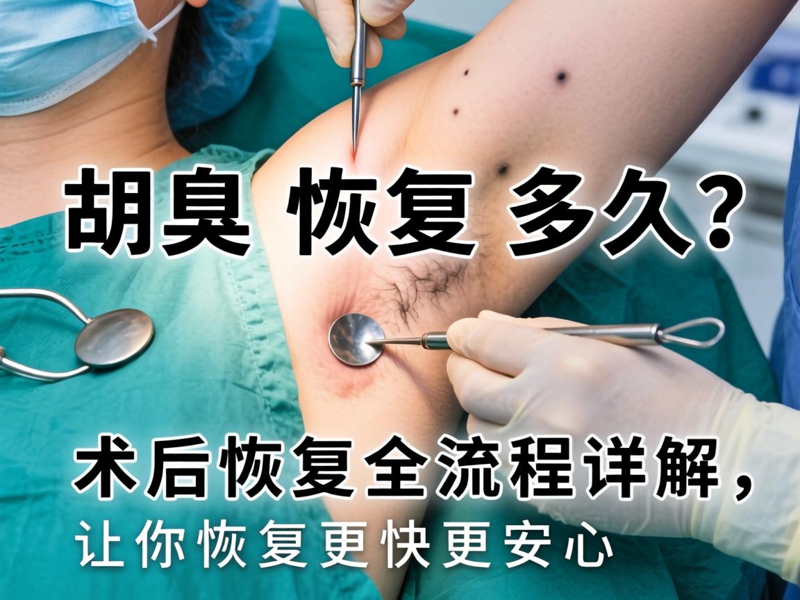 胡臭手术恢复多久？术后恢复全流程详解，让你恢复更快更安心