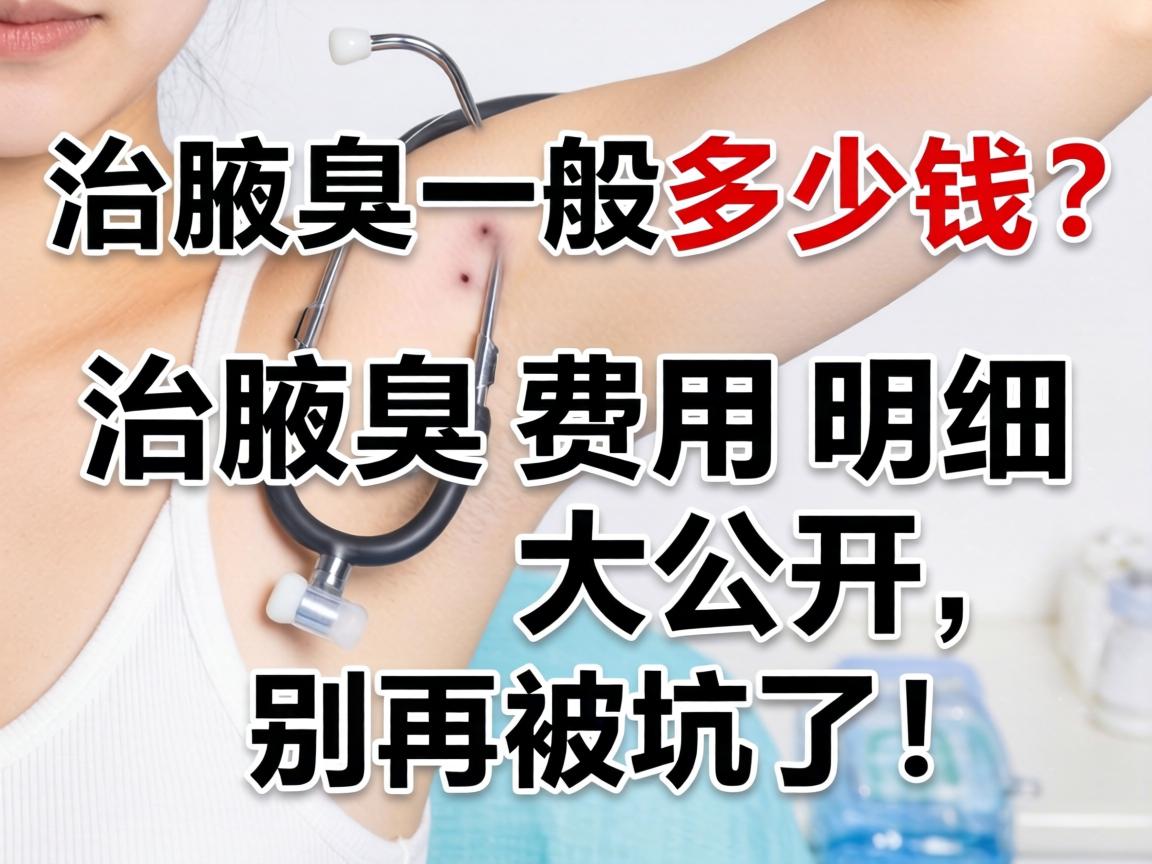 治腋臭一般多少钱?治腋臭费用明细大公开,别再被坑了! 治腋臭一般多少钱?治腋臭费用明细大公开,别再被坑了!