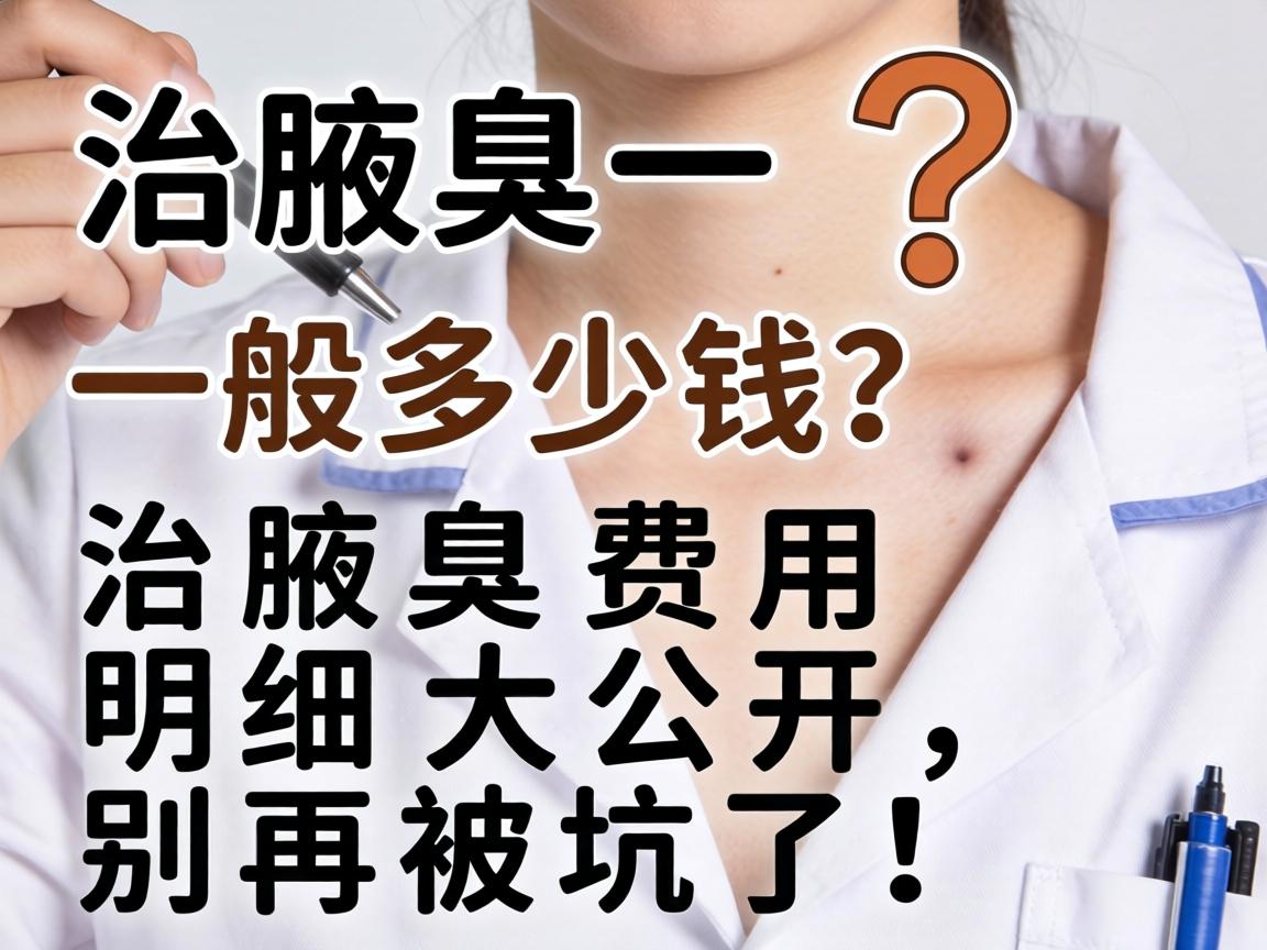 治腋臭一般多少钱?治腋臭费用明细大公开,别再被坑了! 治腋臭一般多少钱?治腋臭费用明细大公开,别再被坑了!