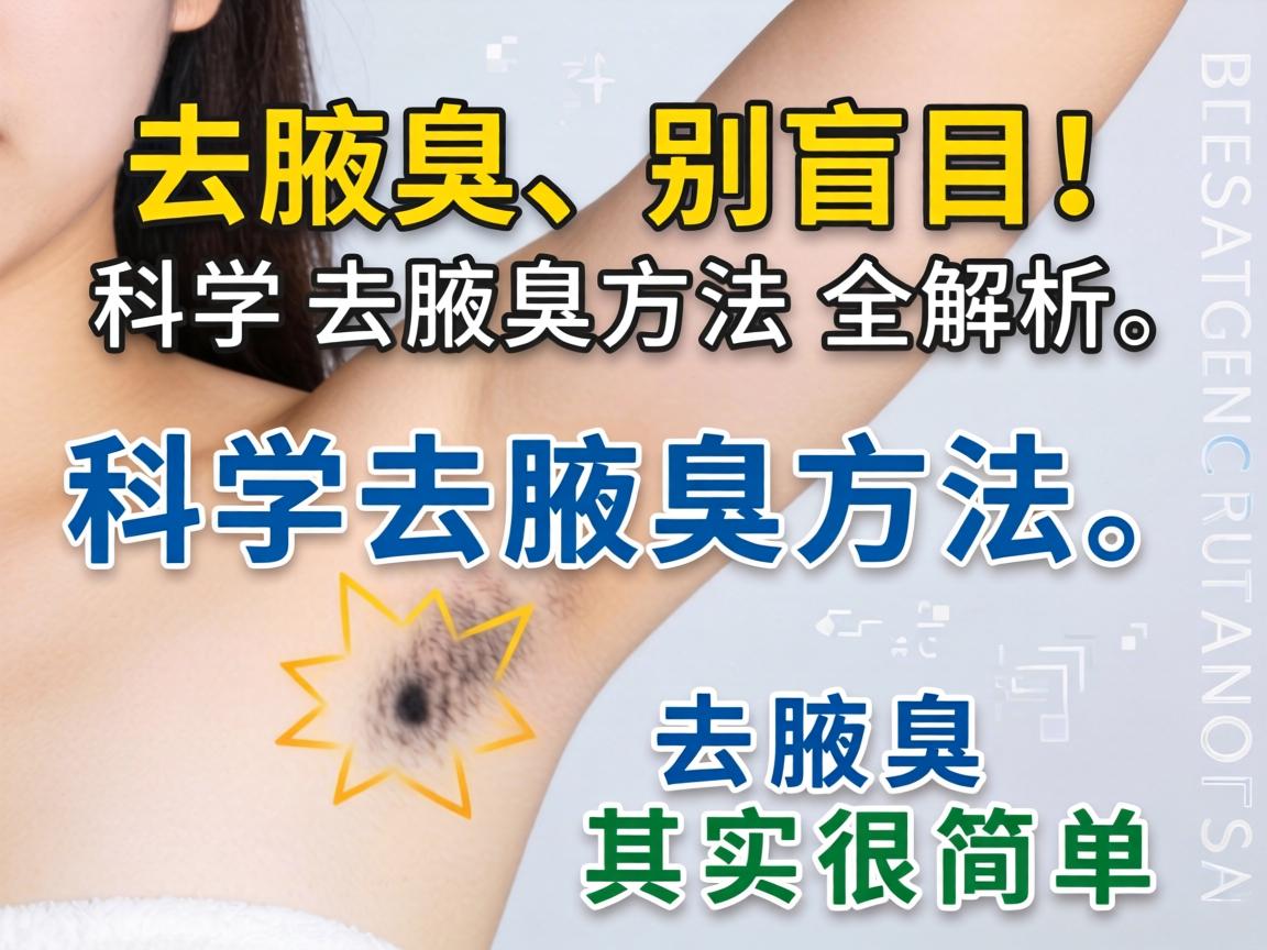 去腋臭，别盲目！科学去腋臭方法全解析，去腋臭其实很简单