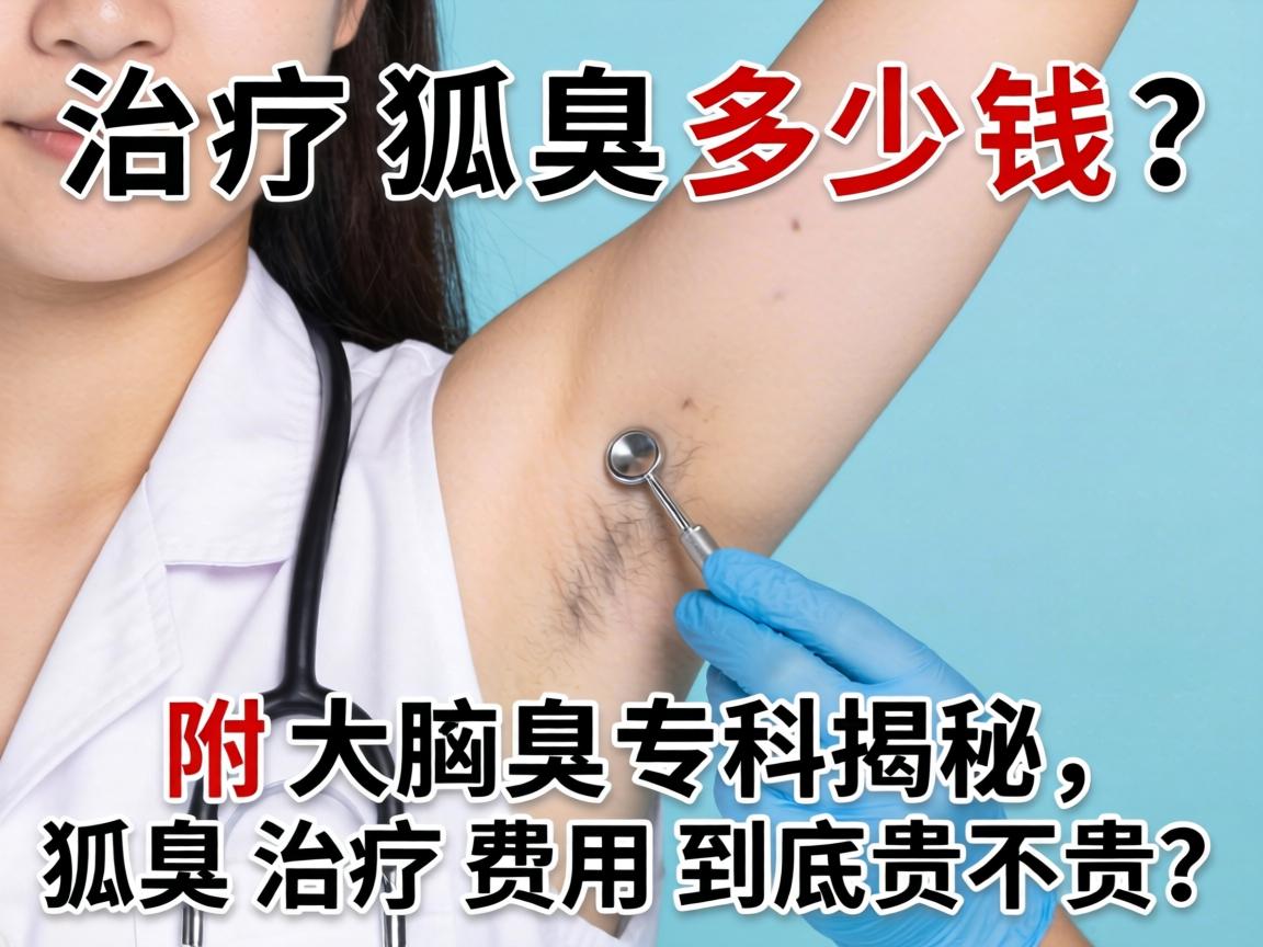 治疗狐臭多少钱？附大腋臭专科揭秘，狐臭治疗费用到底贵不贵？