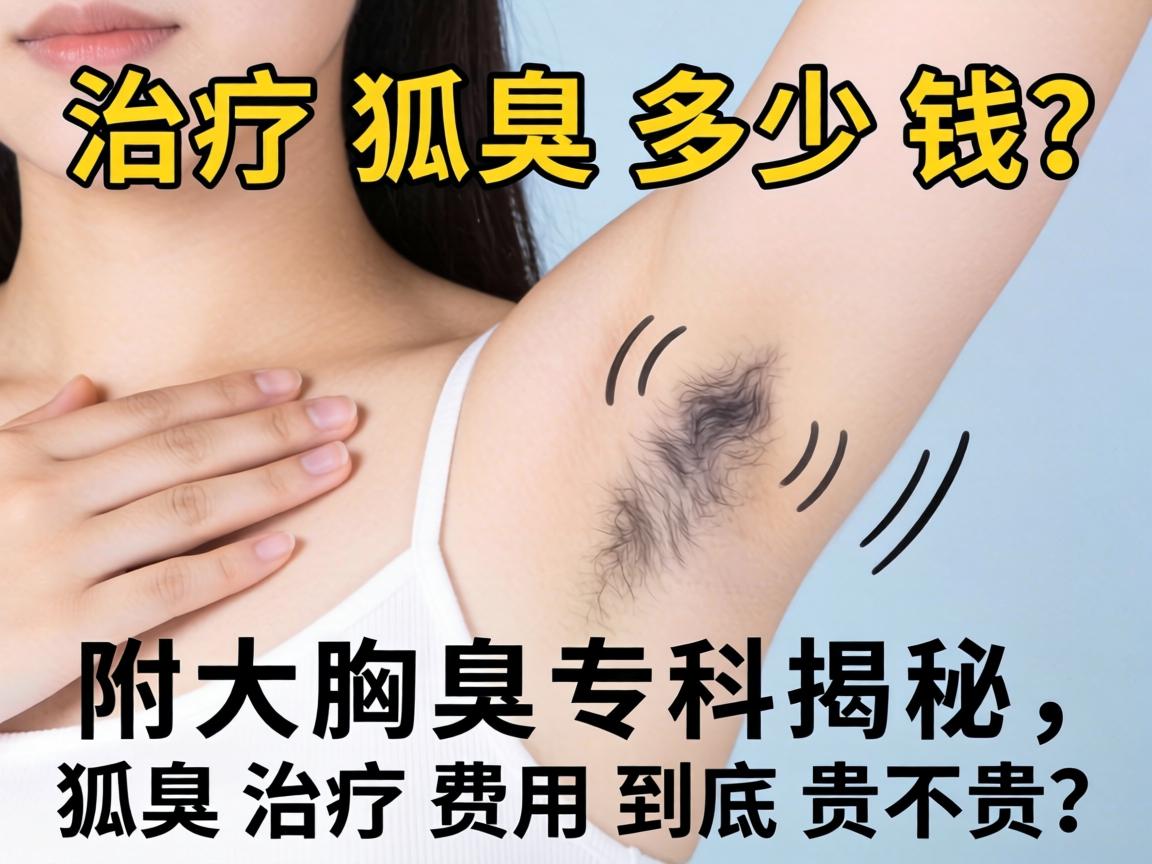 治疗狐臭多少钱？附大腋臭专科揭秘，狐臭治疗费用到底贵不贵？