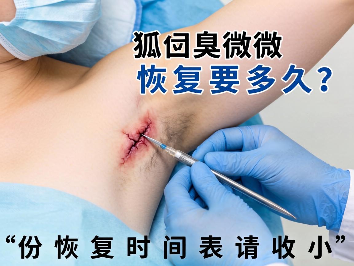 狐臭微创手术恢复要多久？这份恢复时间表请收好