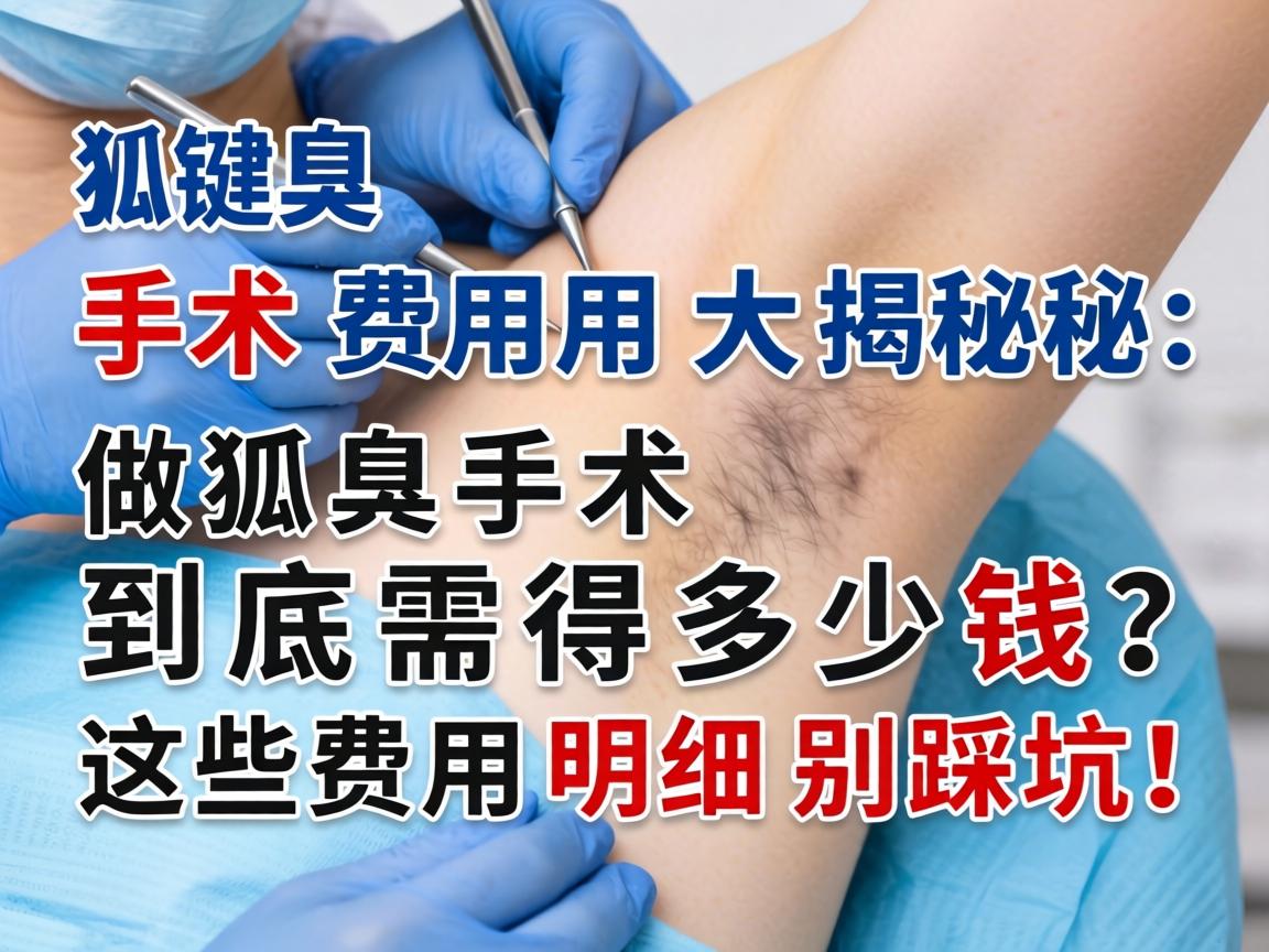 狐臭手术费用大揭秘，做狐臭手术到底需要多少钱？这些费用明细别踩坑！