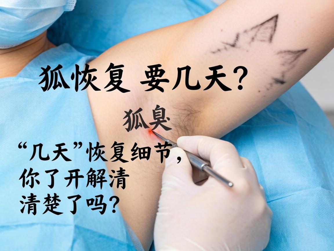 狐臭手术恢复要几天?这几天的恢复细节,你了解清楚了吗? 狐臭手术恢复要几天?这几天的恢复细节,你了解清楚了吗?