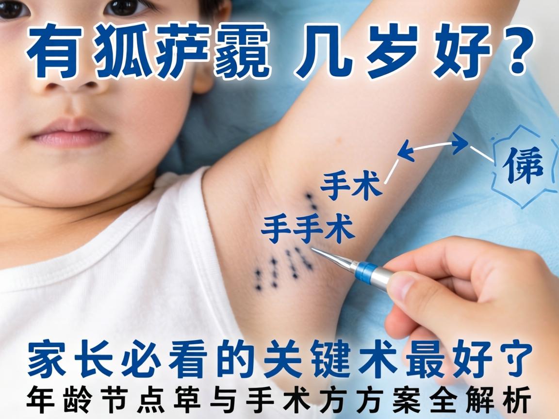 小孩有狐臭几岁手术最好?家长必看的关键年龄节点与手术方案全解析 小孩有狐臭几岁手术最好?家长必看的关键年龄节点与手术方案全解析
