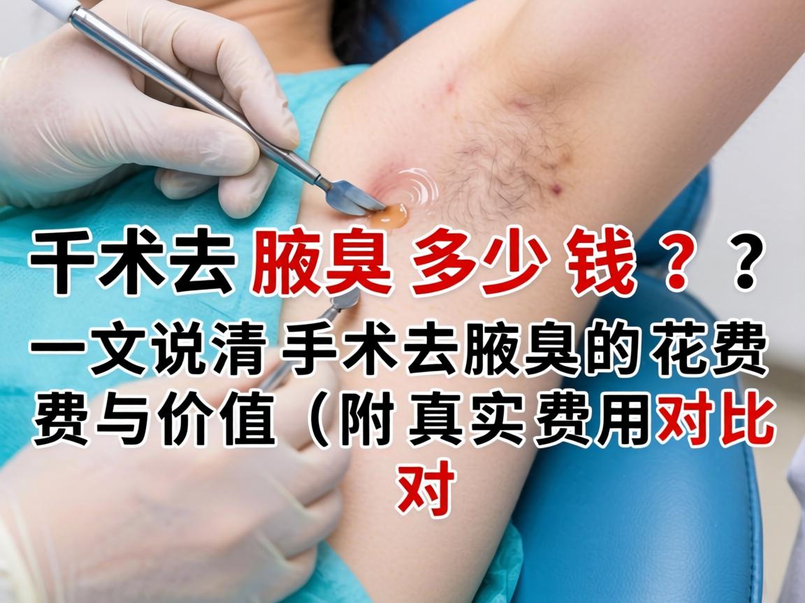 手术去腋臭多少钱?一文说清手术去腋臭的花费与价值(附真实费用对比) 手术去腋臭多少钱?一文说清手术去腋臭的花费与价值(附真实费用对比)