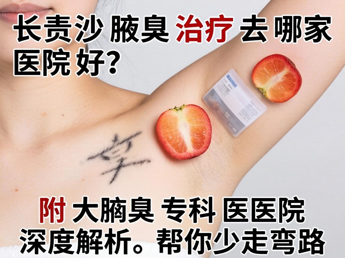 长沙腋臭治疗去哪家医院好？附大腋臭专科医院深度解析，帮你少走弯路