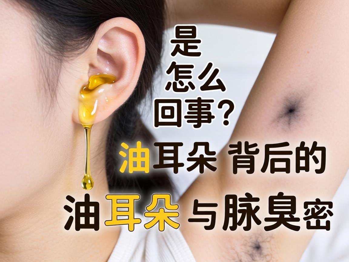 油耳朵是怎么回事？油耳朵背后的耳道秘密，油耳朵与腋臭的隐秘关联