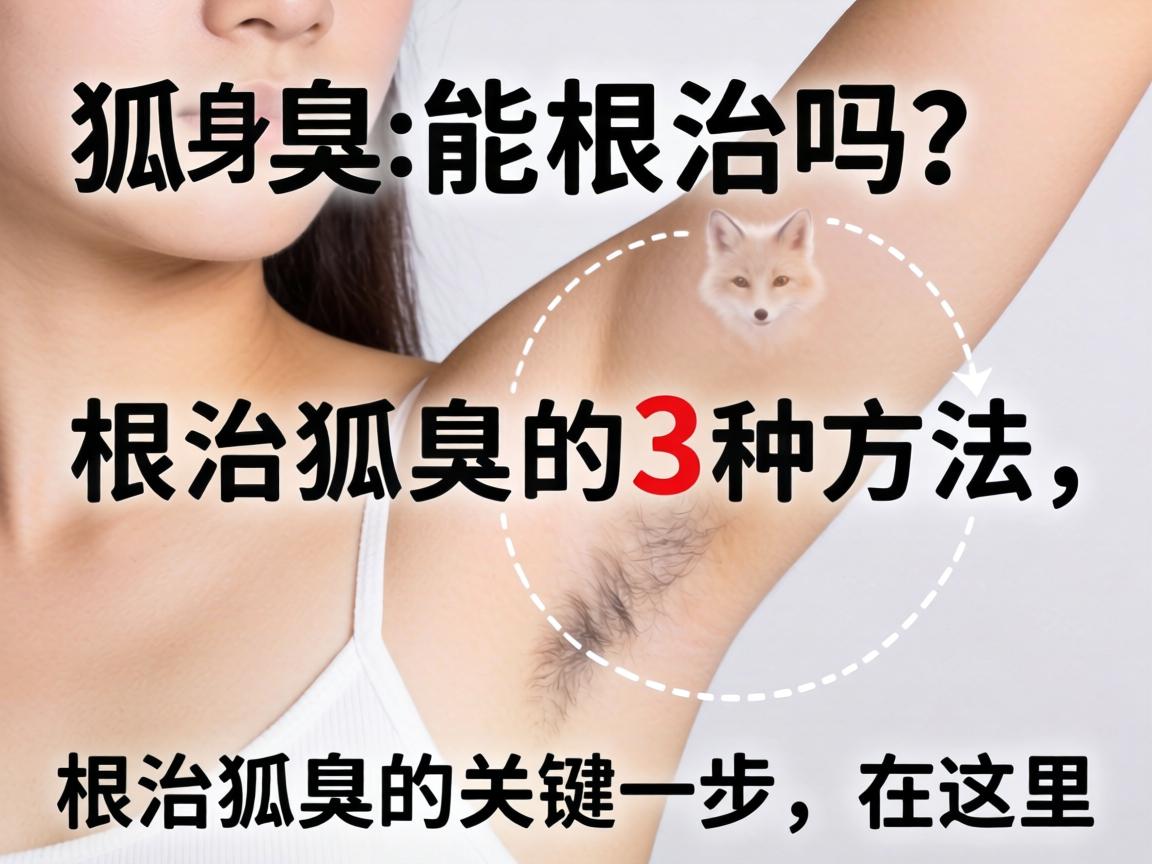 狐臭能根治吗？根治狐臭的3种方法，根治狐臭的关键一步在这里