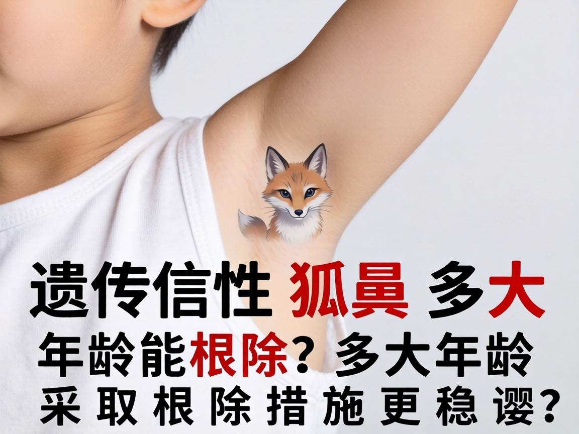 孩子遗传性狐臭多大年龄能根除？多大年龄采取根除措施更稳妥？
