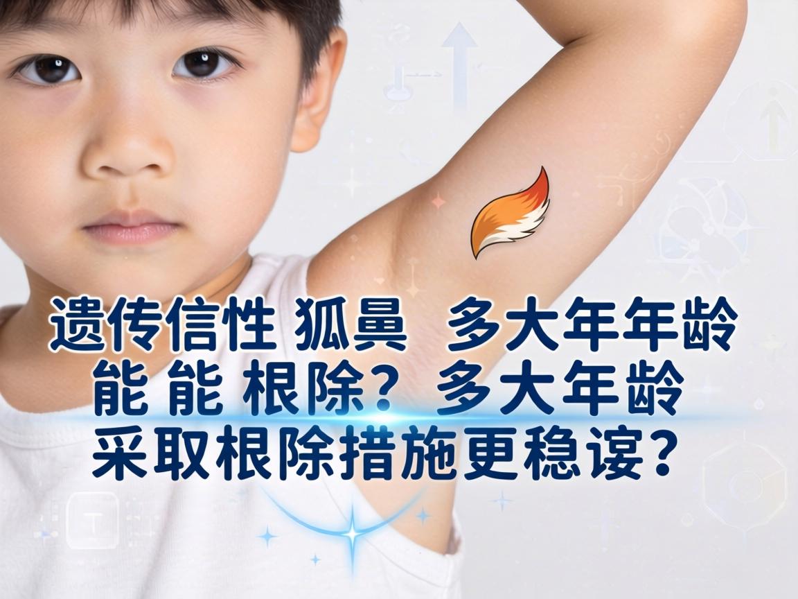 孩子遗传性狐臭多大年龄能根除？多大年龄采取根除措施更稳妥？