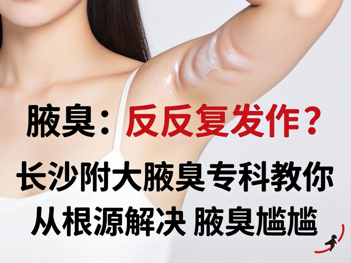 腋臭反复发作？长沙附大腋臭专科教你从根源解决腋臭尴尬