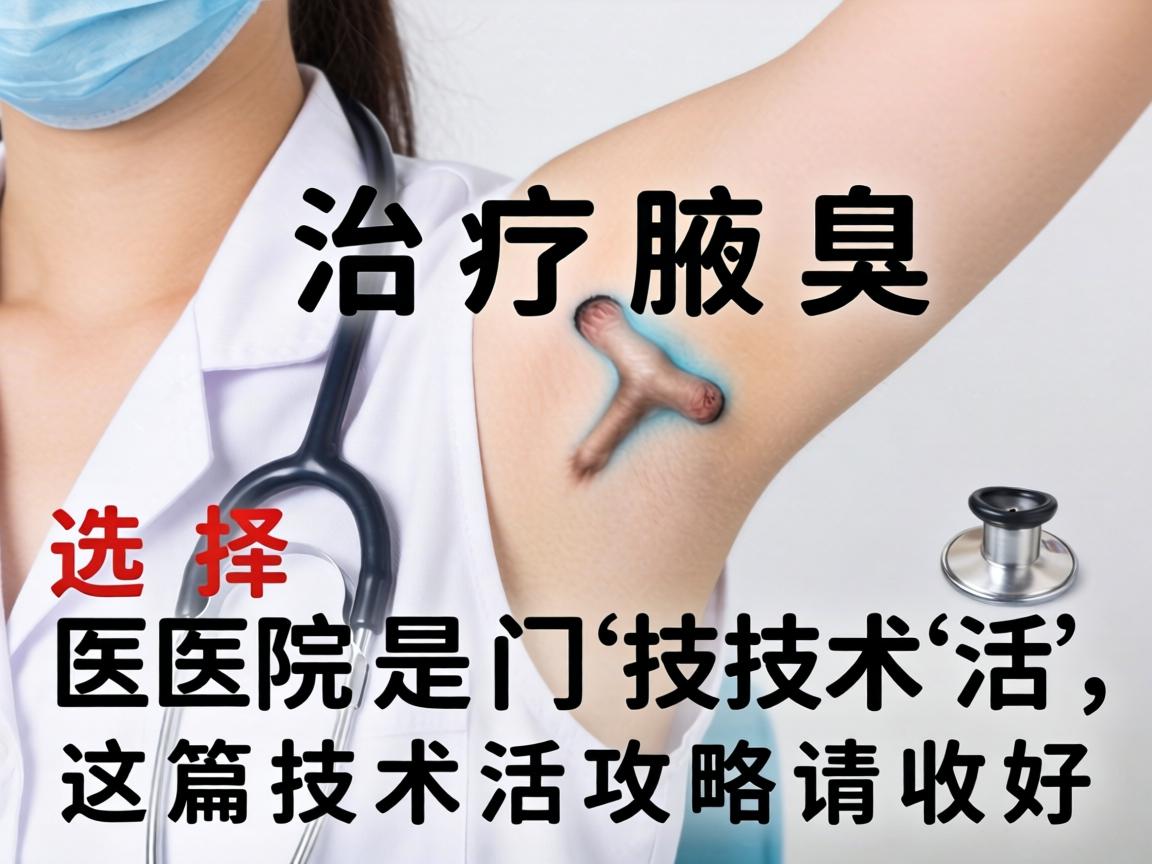 治疗腋臭,选择医院是门技术活,这篇技术活攻略请收好 治疗腋臭,选择医院是门技术活,这篇技术活攻略请收好