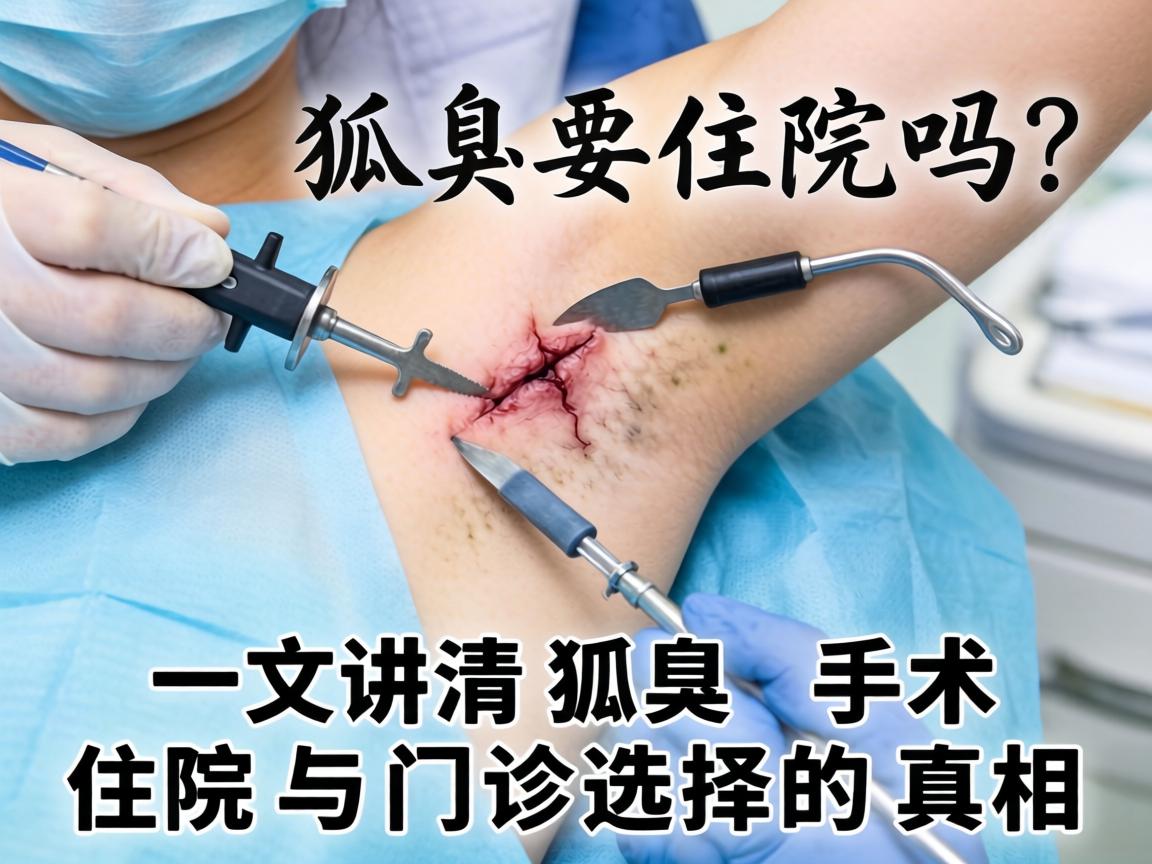 狐臭微创手术要住院吗?一文讲清狐臭手术住院与门诊选择的真相 狐臭微创手术要住院吗?一文讲清狐臭手术住院与门诊选择的真相