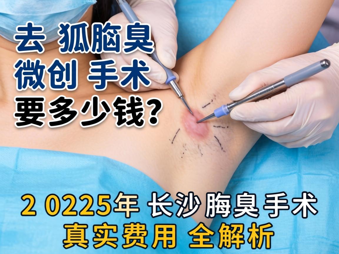去狐臭微创手术要多少钱？2025年长沙腋臭手术真实费用全解析