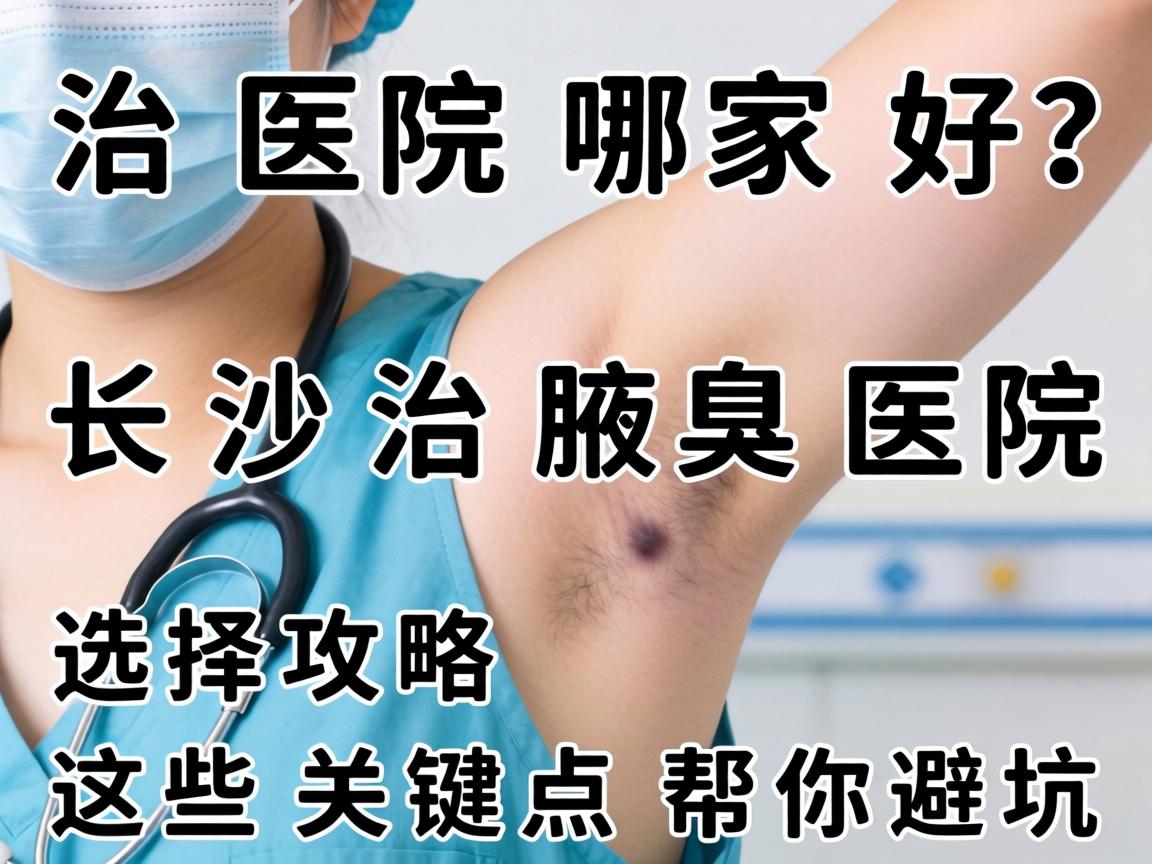 治腋臭医院哪家好？长沙治腋臭医院选择攻略，这些关键点帮你避坑