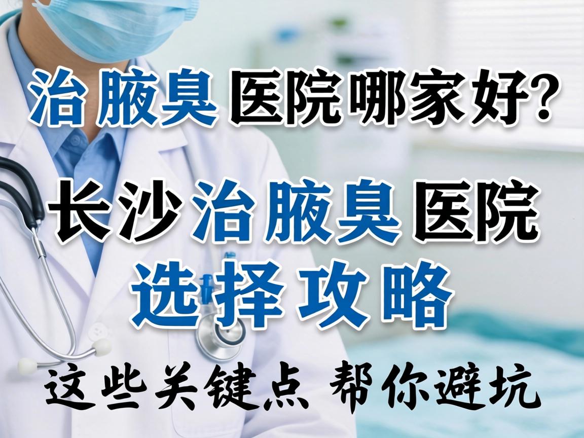 治腋臭医院哪家好？长沙治腋臭医院选择攻略，这些关键点帮你避坑