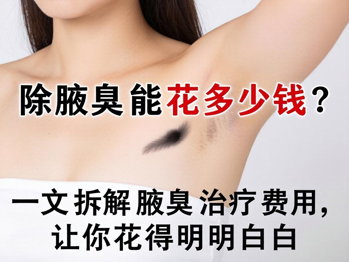 除腋臭能花多少钱？一文拆解腋臭治疗费用，让你花得明明白白